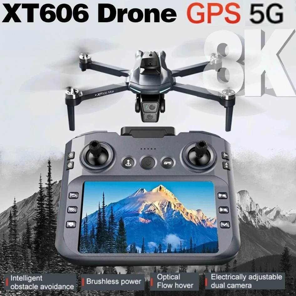 Drone Kit Professional - Originele XT606 Drone Professionele 8K HD