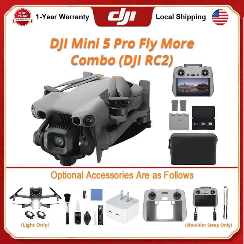 Drone Kit Build Yourself - DJI Mini 5 Pro Fly Combo: