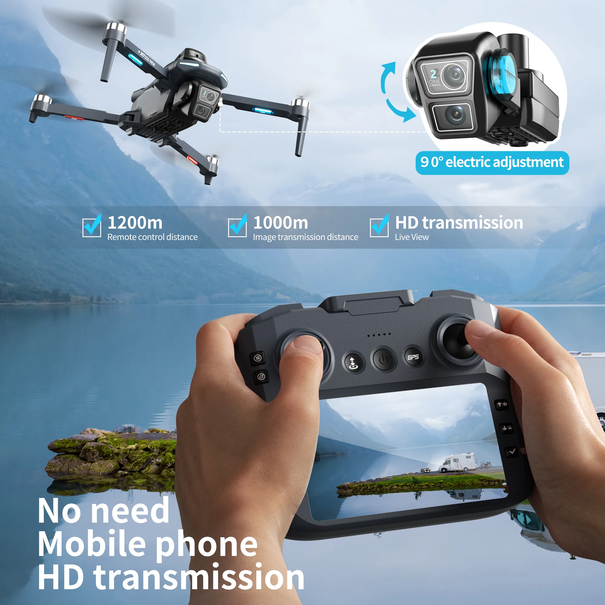 Originele XT606 Drone Professi - Drone Kit Professional recensie en prijs